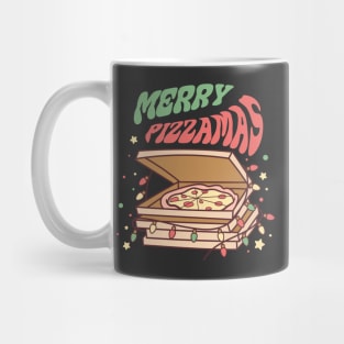 Merry Pizzamas Christmas Mug